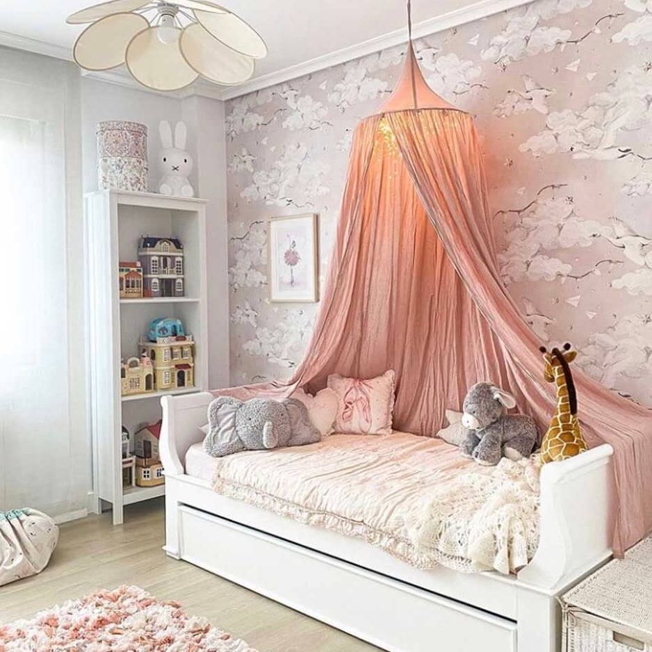 Magic Swans 'Pink ' Behang