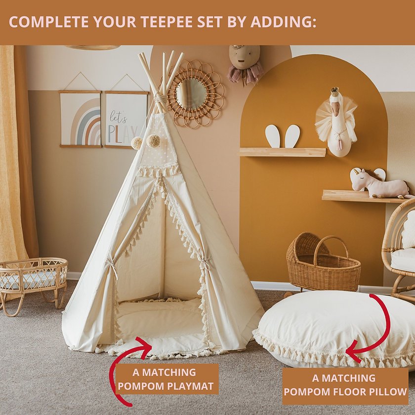 Boho Tipi -Tassels