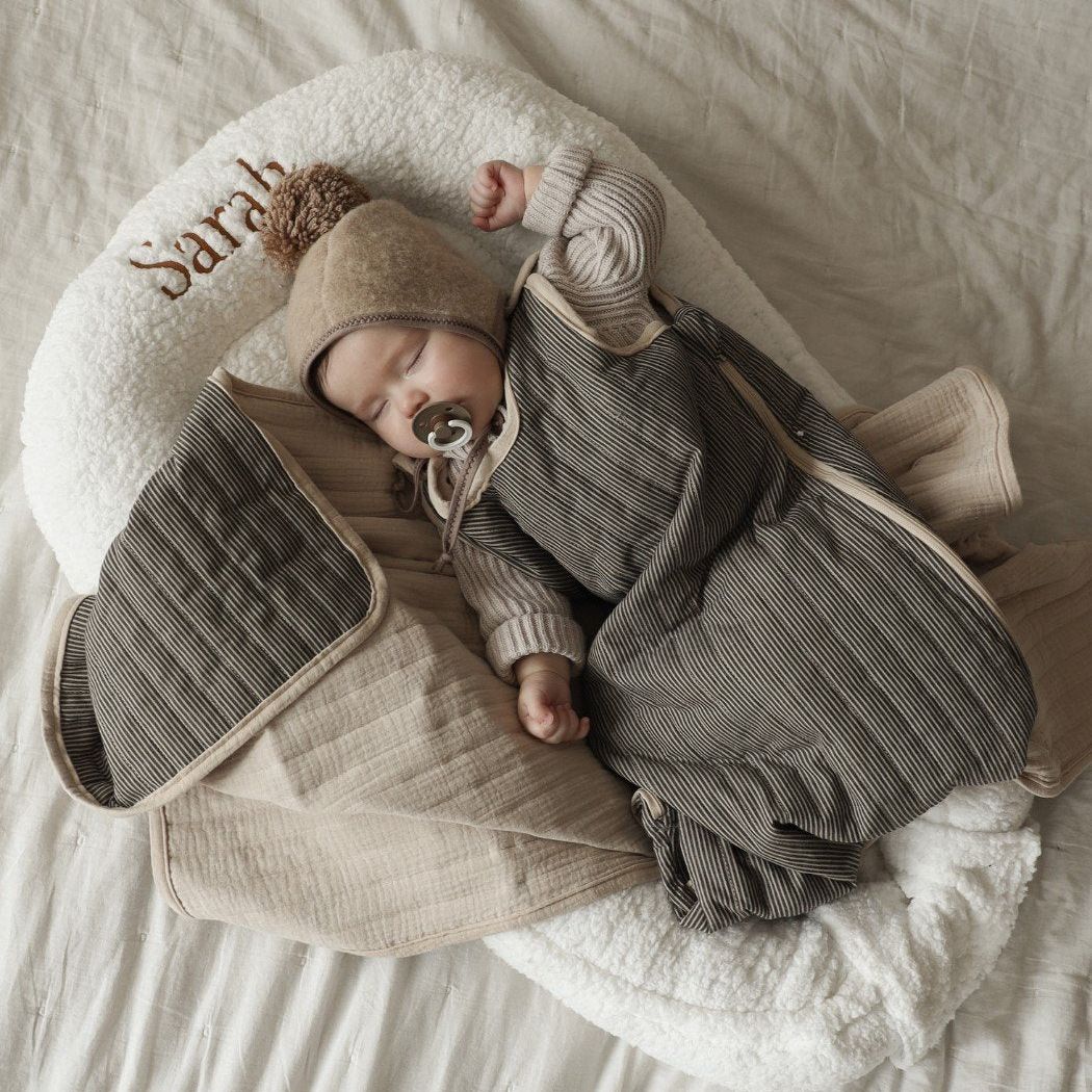Nom Teddy nid bébé - Blanc