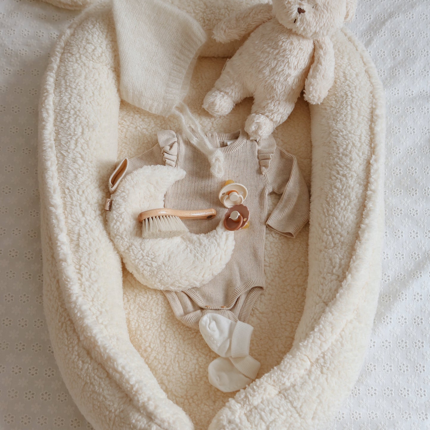 Babynest All teddy Cream