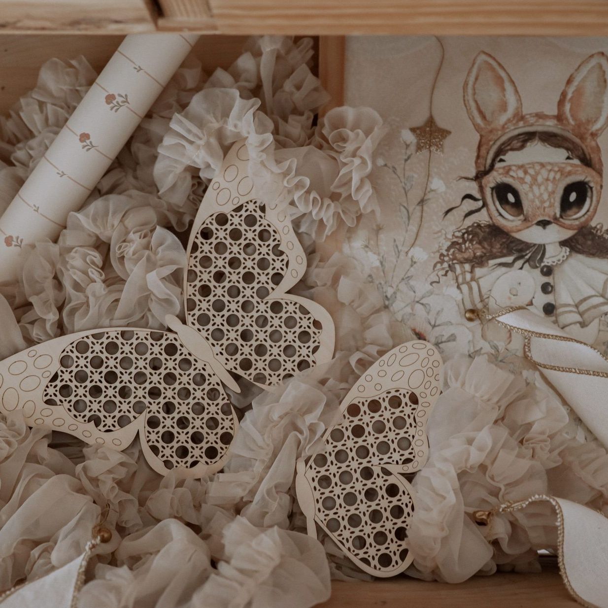 Décoration murale avec ensemble de papillons