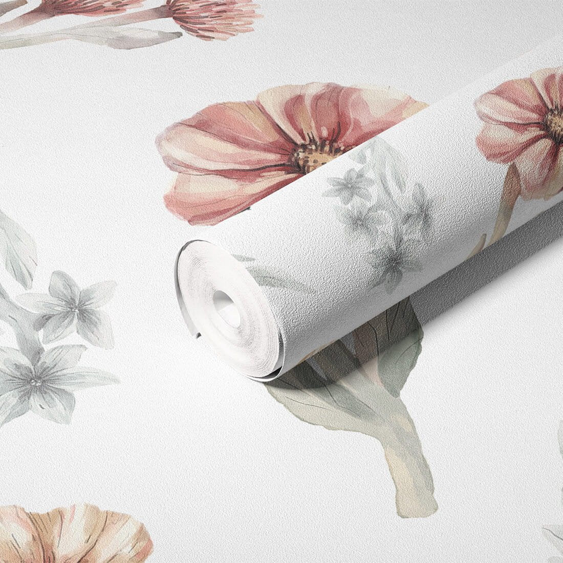 Fleurs sauvages moyennes - Papier peint