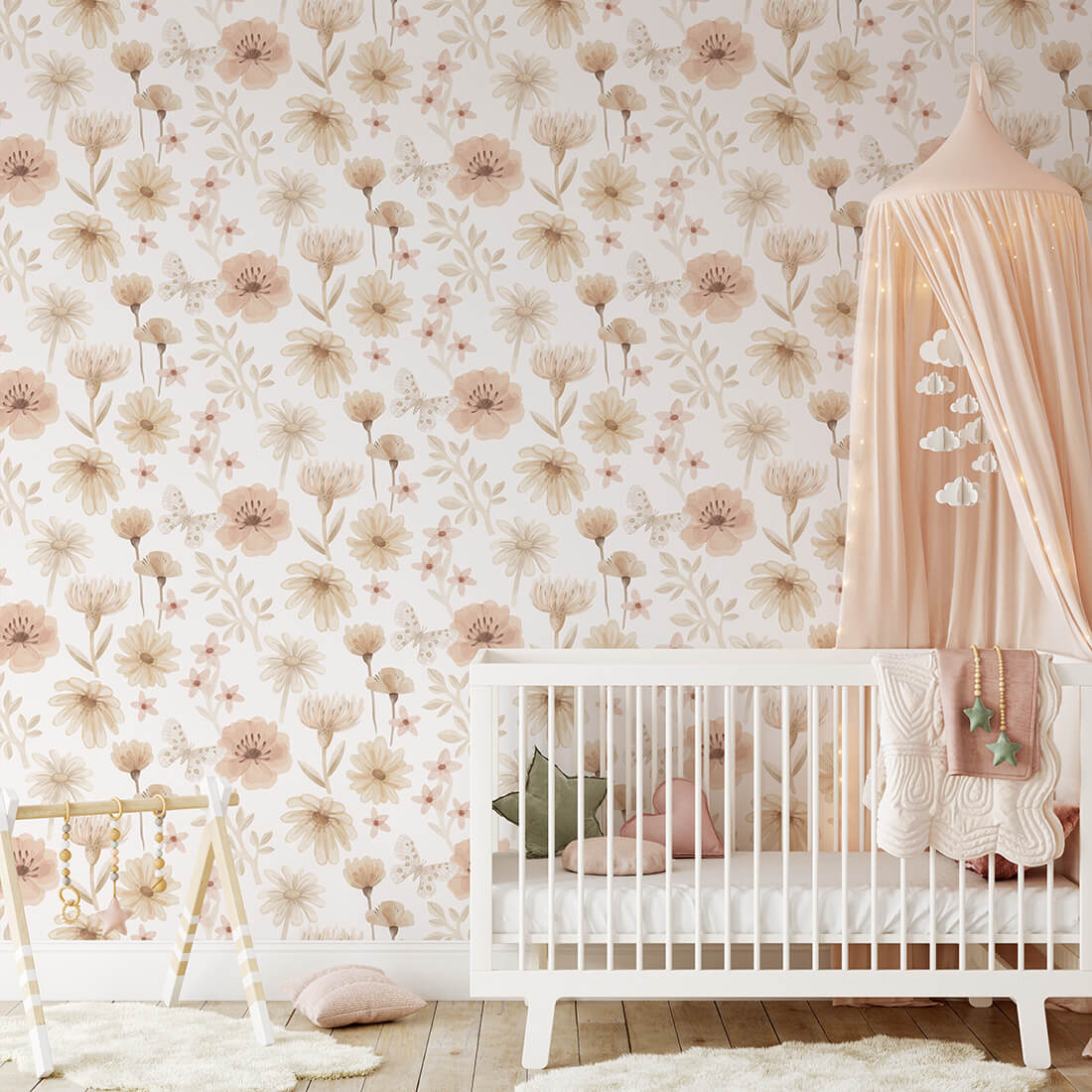 Flowers meadow behang