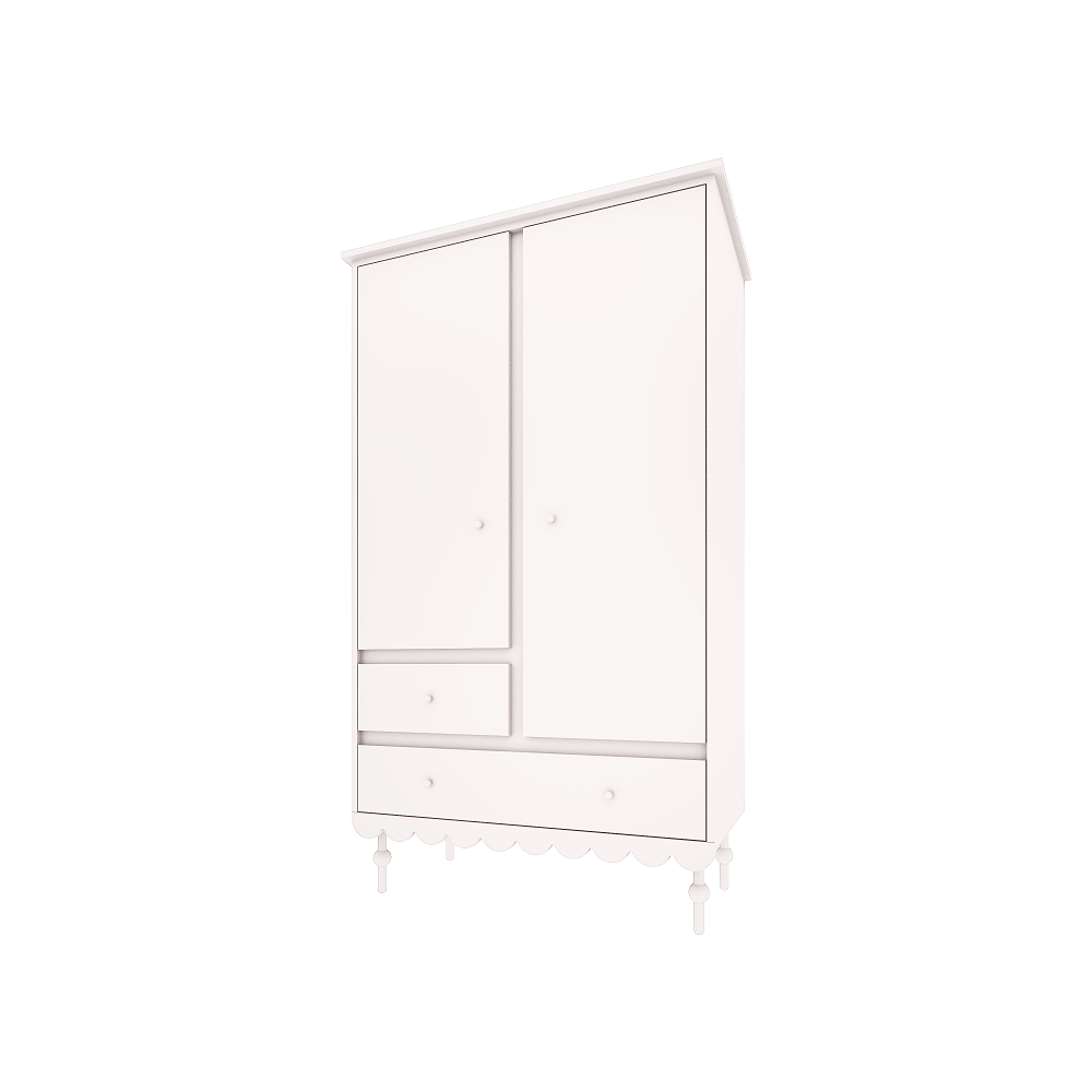 Wardrobe 'Babushka' - White