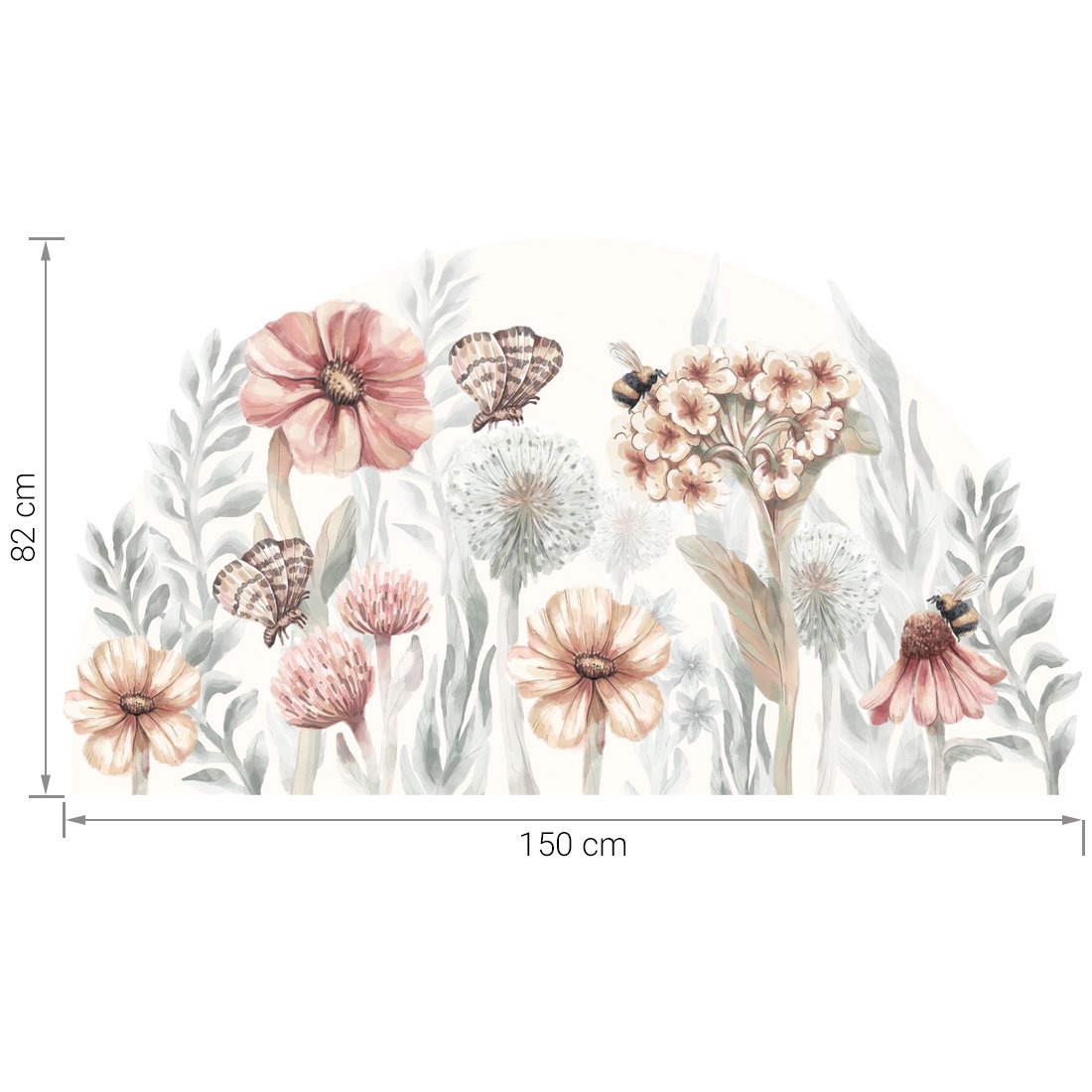 Wild flowers XL Wandsticker