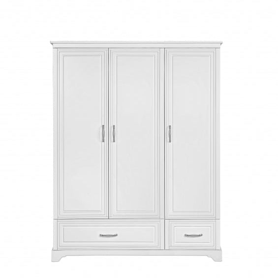 3-deurs kledingkast Mare - Wit