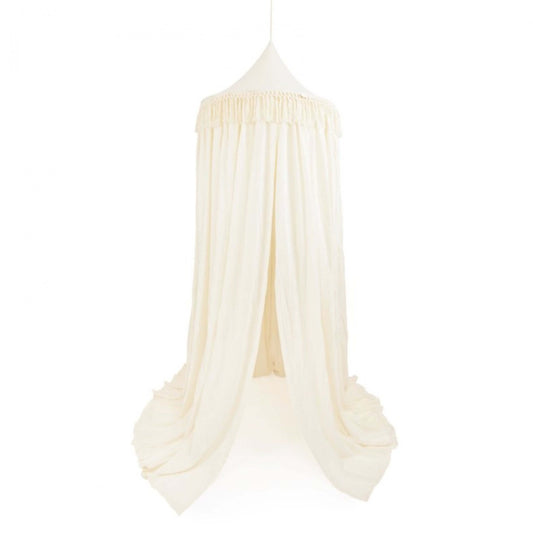 Bed canopy Cotton &amp; Sweets Boho Fringe "Vanilla" XL