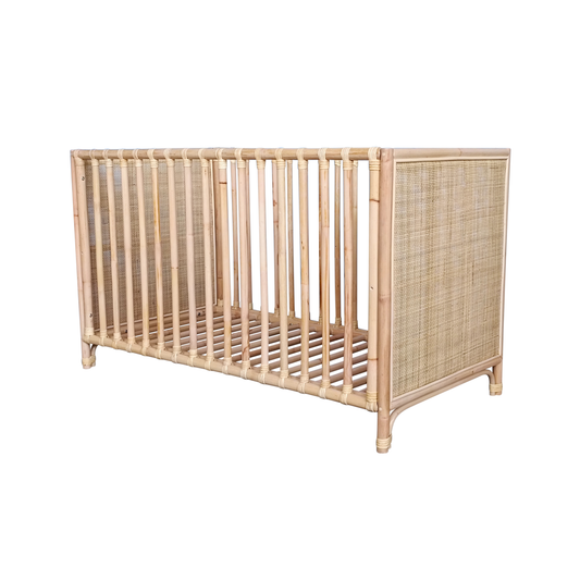 Nemo Evolutive Bed in rattan 60 x 120 - Rattan / Natural