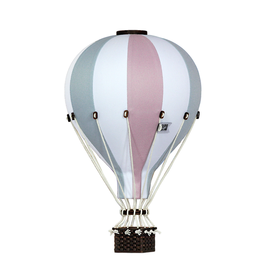Lucht ballon- Pink Gray White