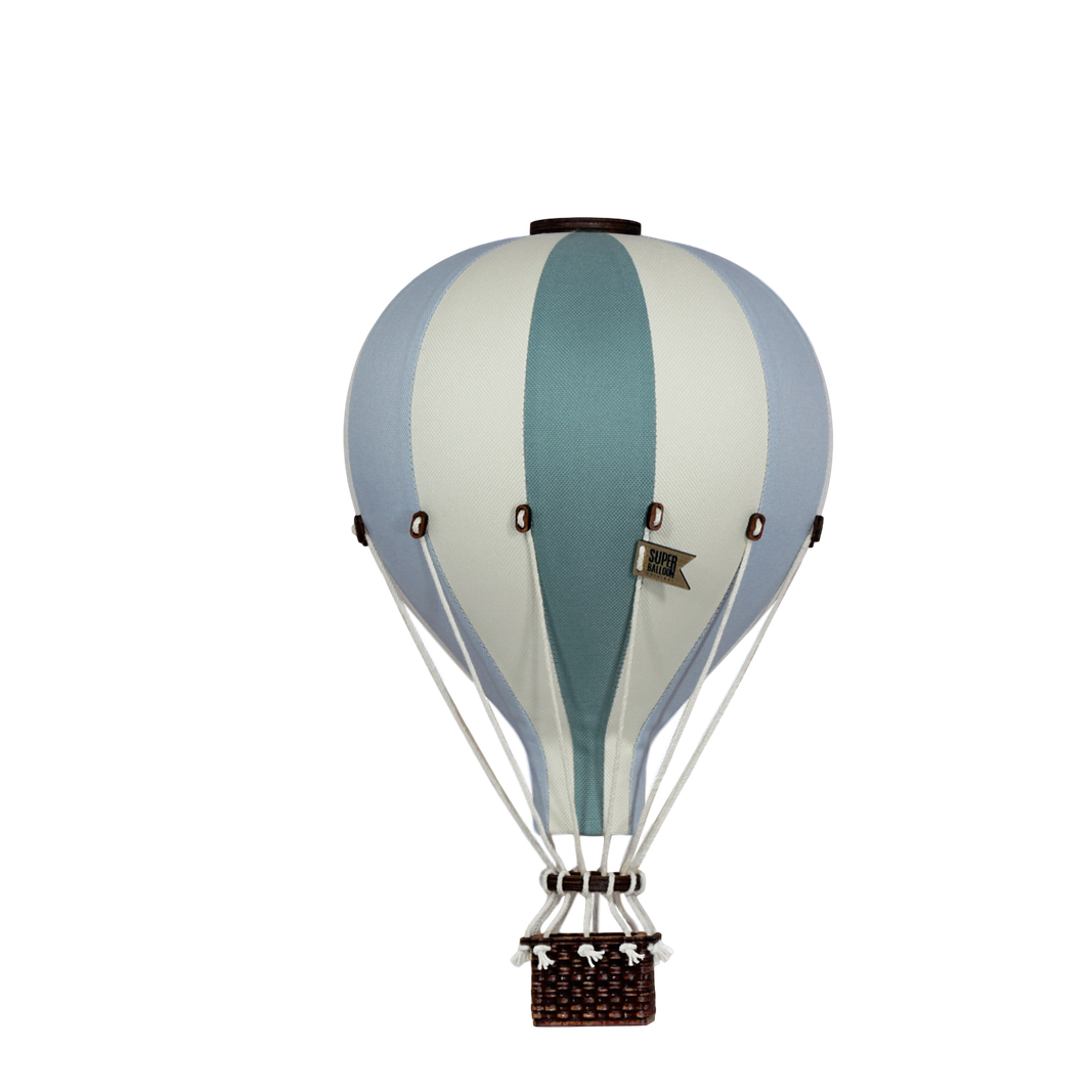 Hot air balloon - Green cream Blue/Gray