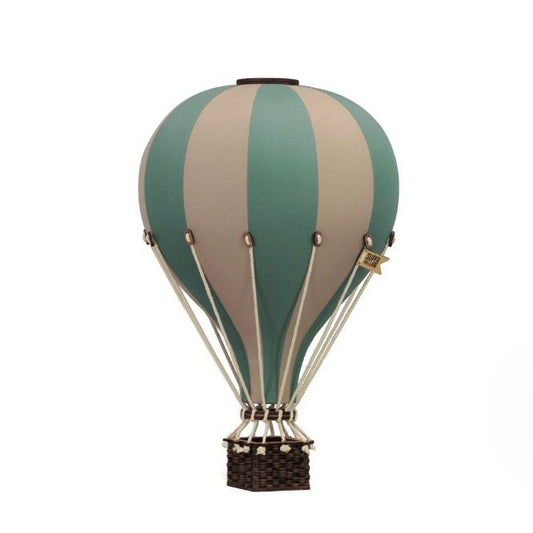 Lucht ballon- Turquoise & Beige
