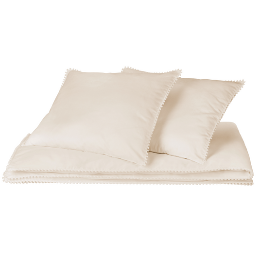 Soft Vanilla linen bedding set - Cotton &amp; Sweets 140 x 200cm