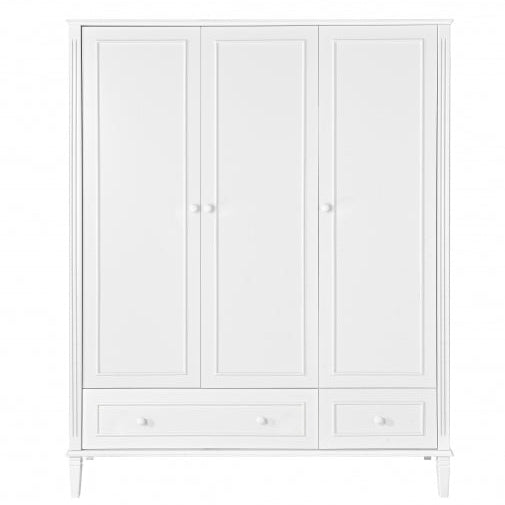 Kledingkast -driedeurs Blaire Wit