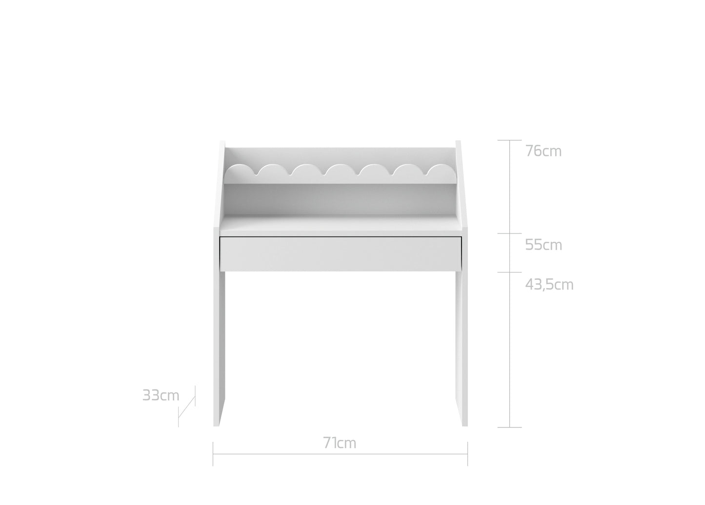 Nomi Montessori Snow white-bureau
