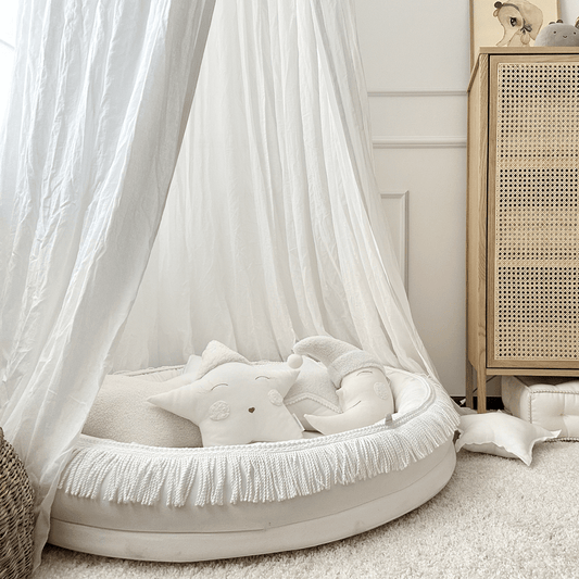 Boho Twist Junior nest - White