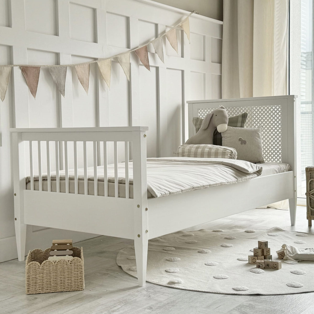 Bed Nala boho White
