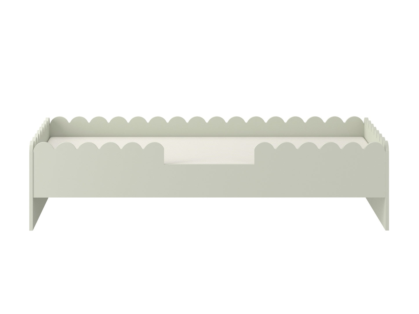 Nomi Montessori Sage bed met lade, 80 × 160 cm