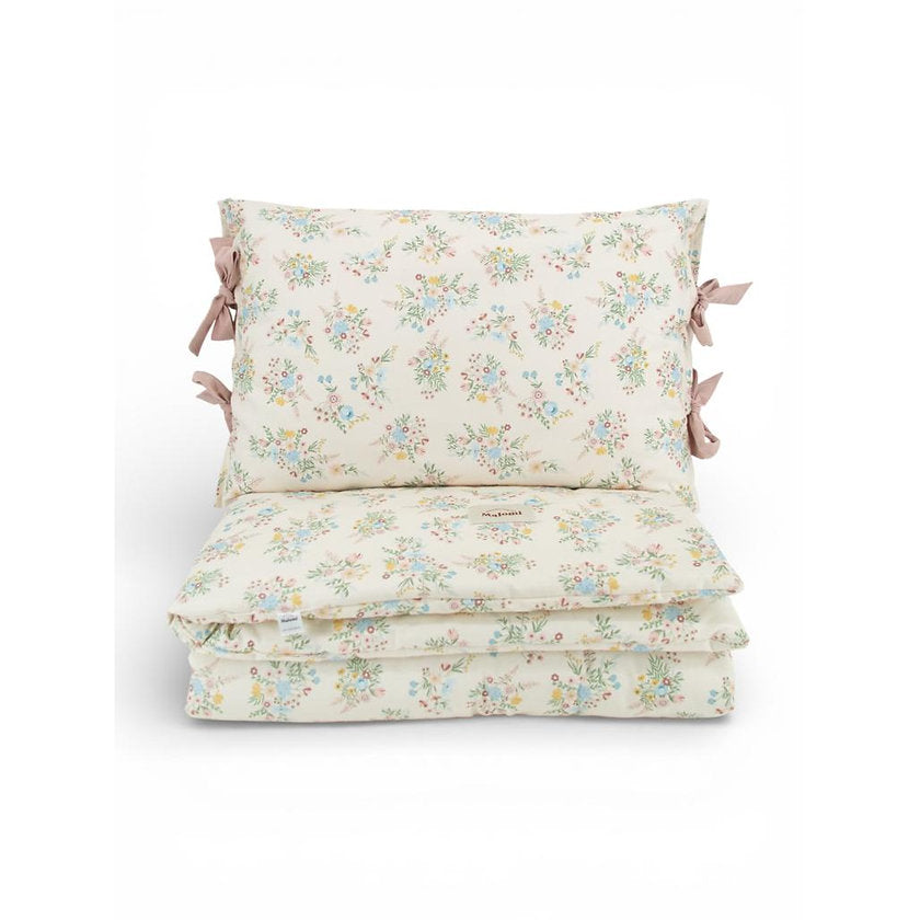 Katoenen beddengoedset Blooming Meadow – inclusief vulling