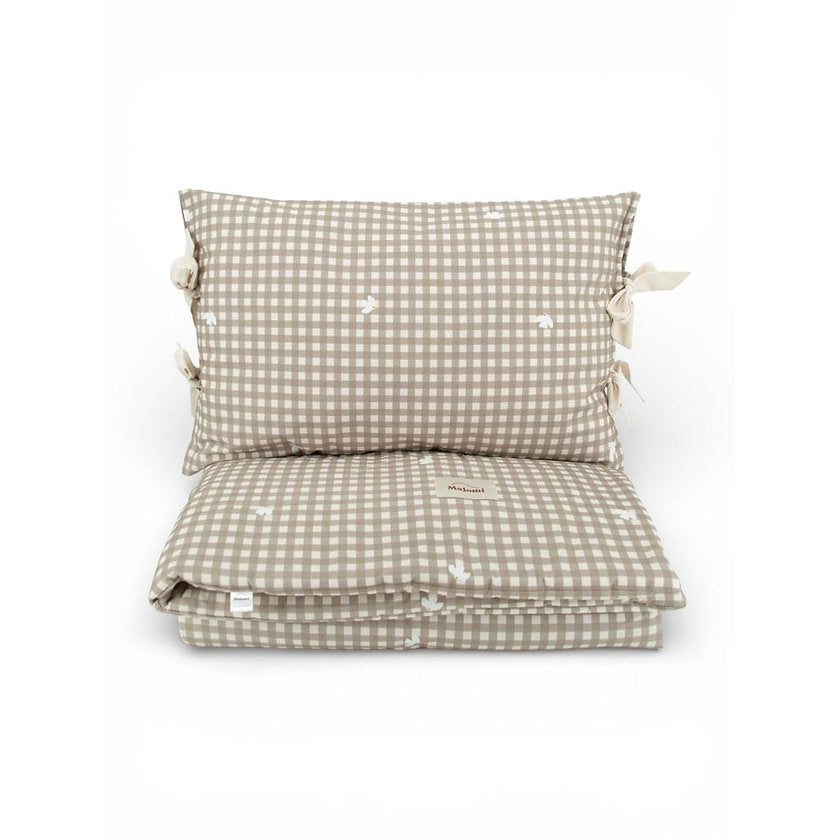 Katoenen beddengoedset Countryside Check – inclusief vulling