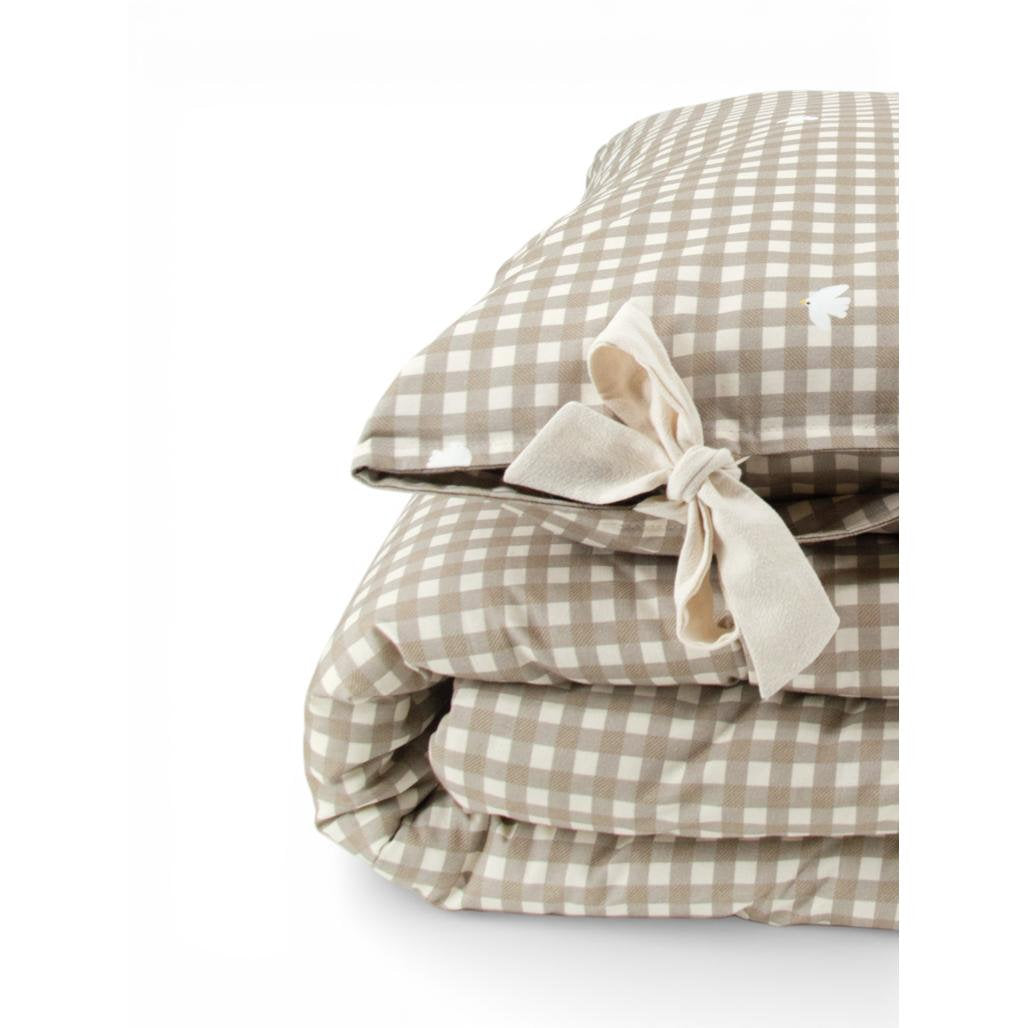 Katoenen beddengoedset Countryside Check – inclusief vulling