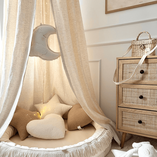 Bed canopy Cotton &amp; Sweets Boho Twist" Natural"