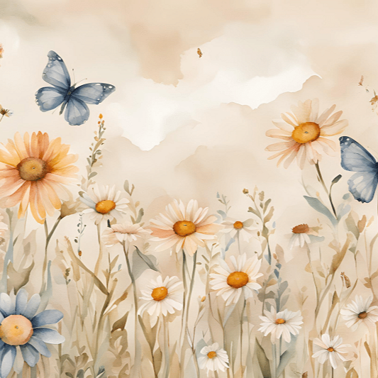 Summer Flowers Behang