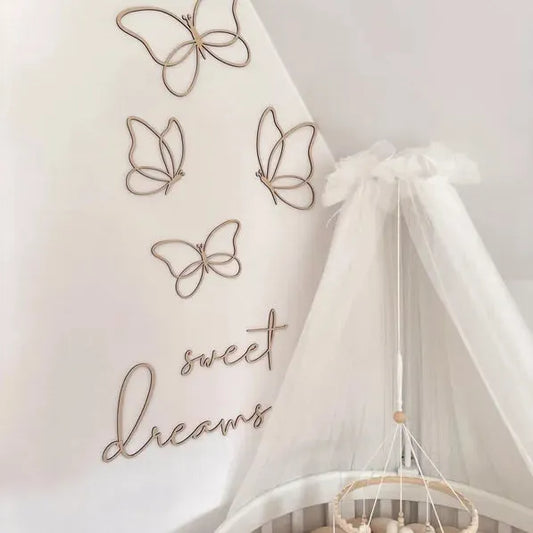 Houten wandset ' Sweet dreams'