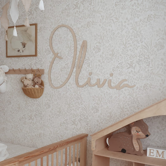 Large 3D name wall sign – Gepersonaliseerd
