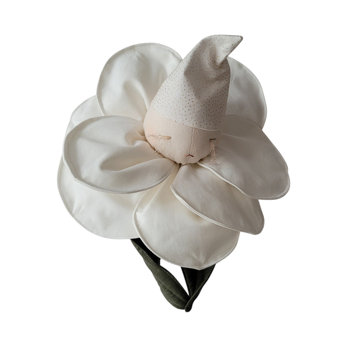 Pre- Order -Elf in a cream flower