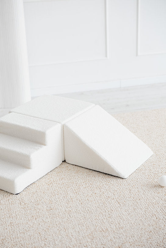 Bouclé Foam Speelset - 3 elements - White