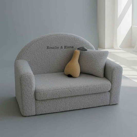 Mini sofa - Grijs- Gepersonaliseerd