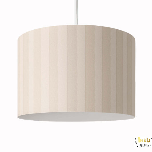 Hanglamp streep beige
