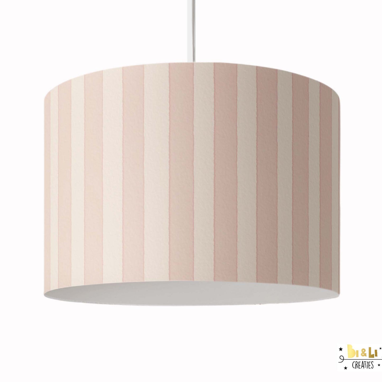 Hanglamp streep roze