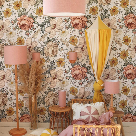Hanglamp Linnen-Powder Pink