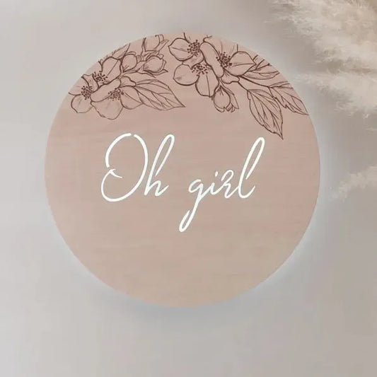 Wandlamp 'Oh Girl'