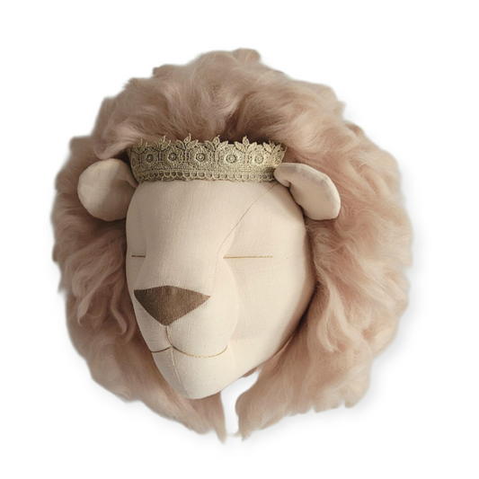 Lion – Beige clair avec crinière beige poudré