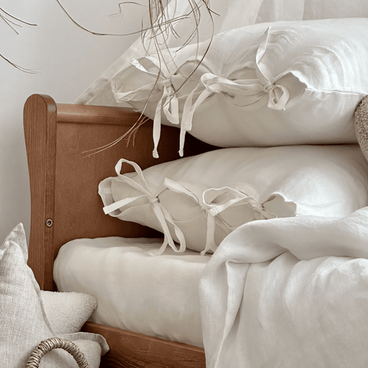 Linen Cream bedding set - Cotton &amp; Sweets 100 x 135cm