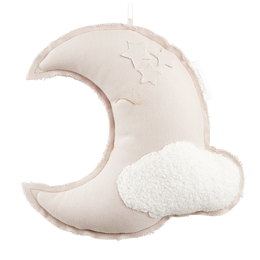 Louis Lune mobile Linen Powder Pink-Cotton &amp; Sweets