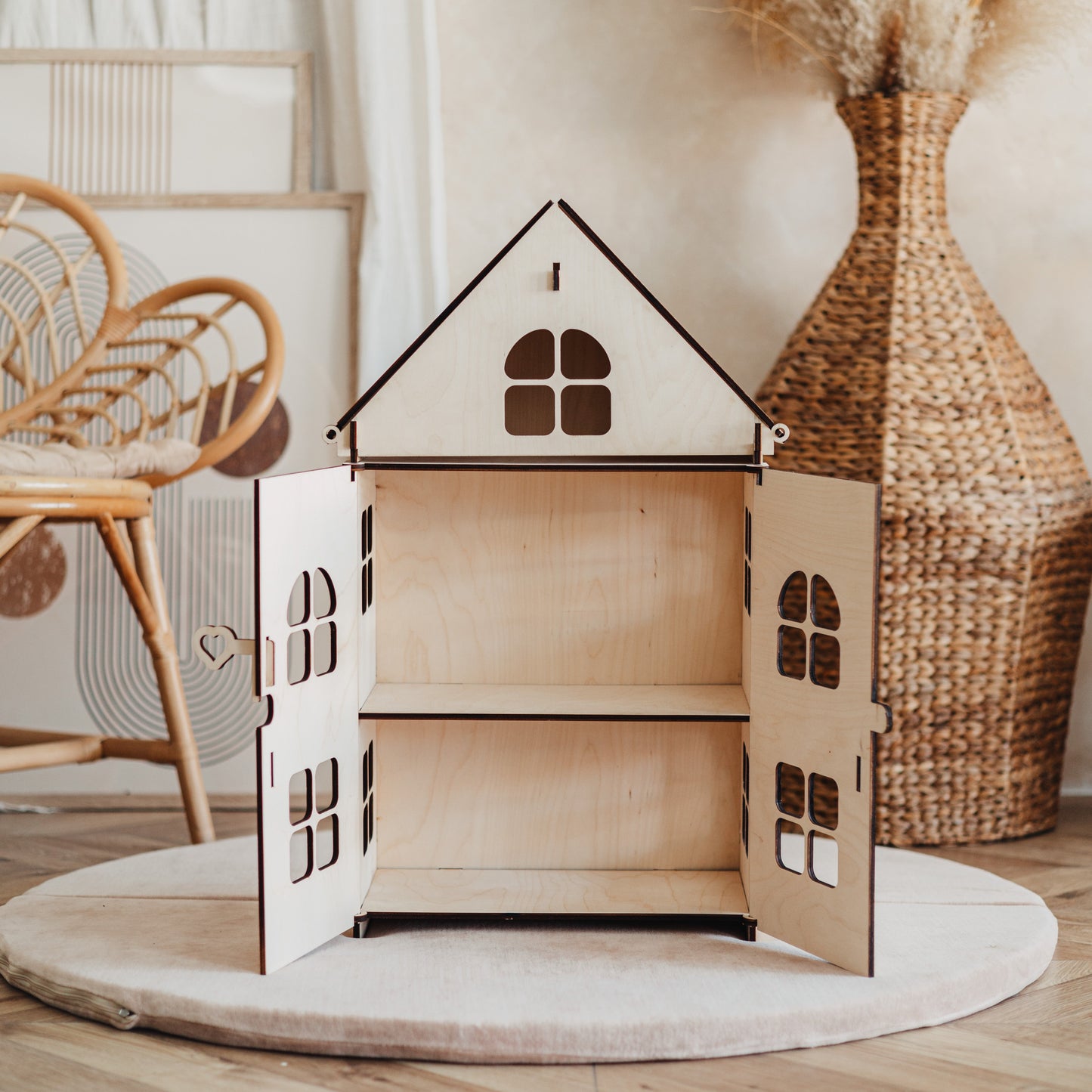 Classic Wooden Doll House