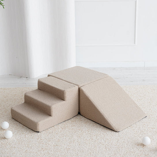 Bouclé Foam Speelset – 3 Elements -Beige