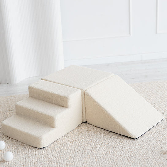 Bouclé Foam Speelset - 3 elements -  Créme