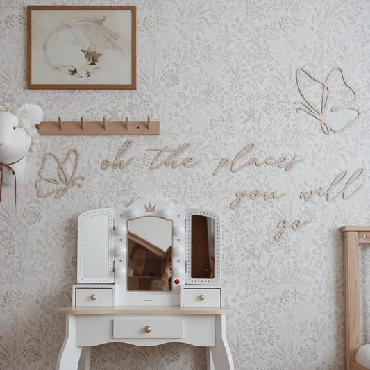 Houten wanddecoratie Oh the places you will go