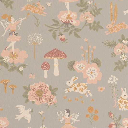Old garden gentle blue