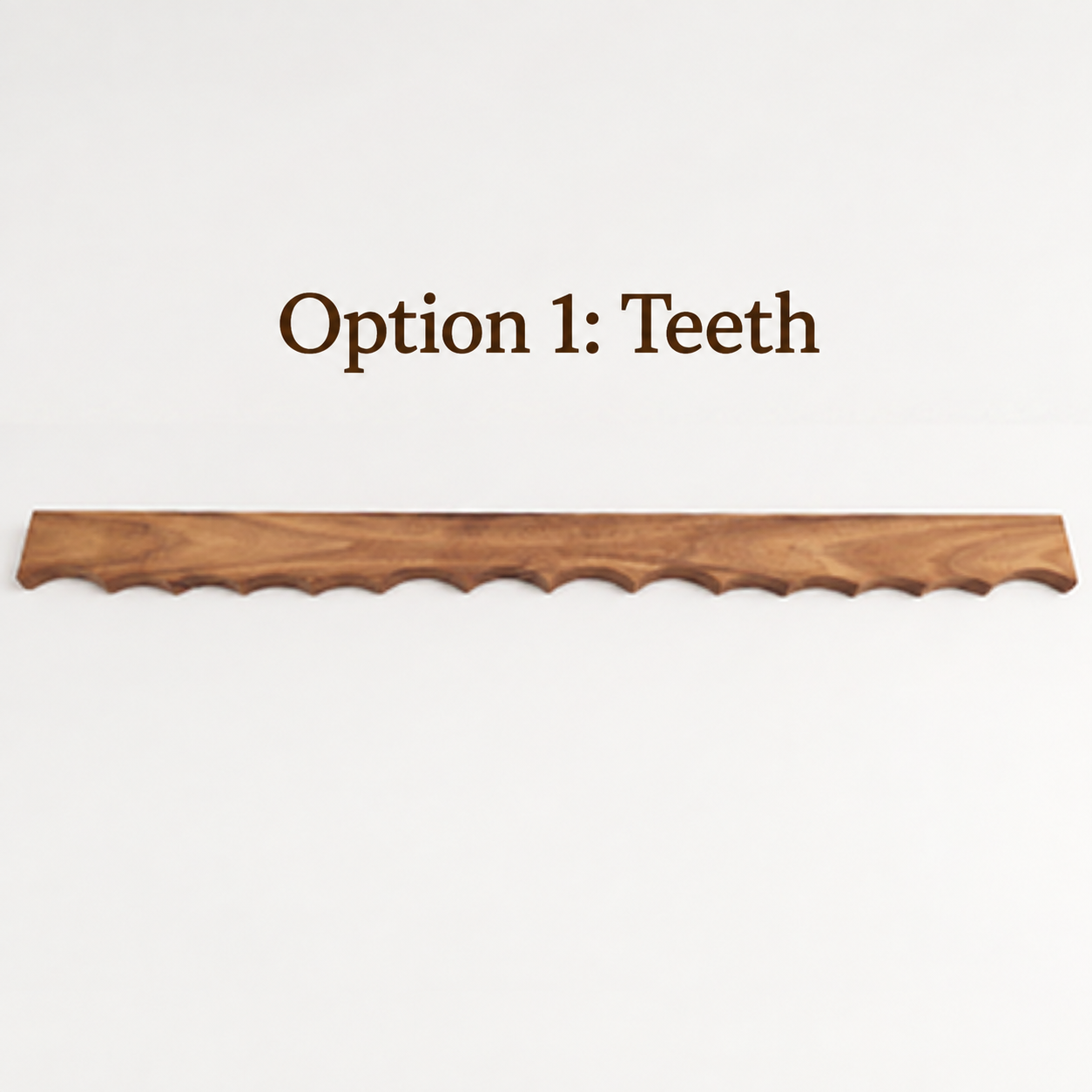 Boho Oak bed - scalloped