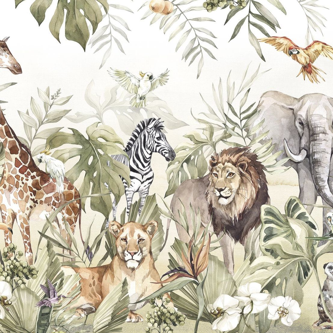 Paradise jungle - Behang