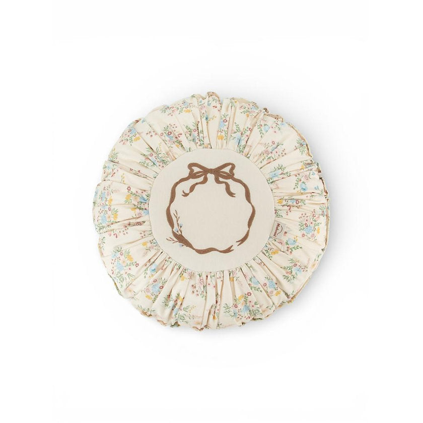 Rond sierkussen Blooming Meadow