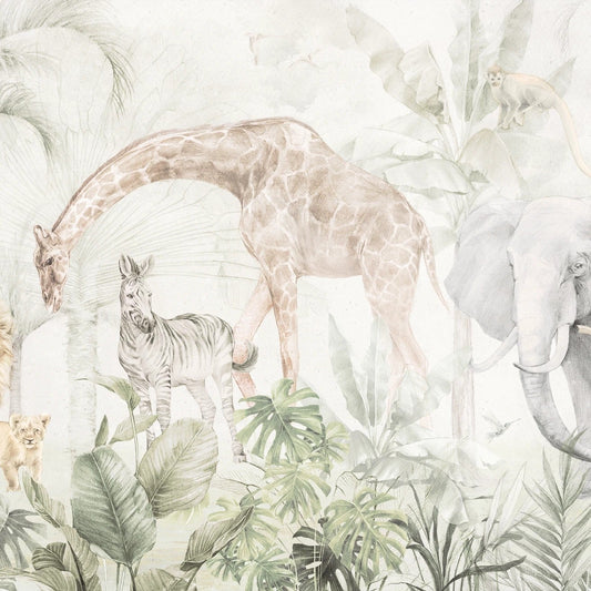 Soft Jungle 'Salie' Behang