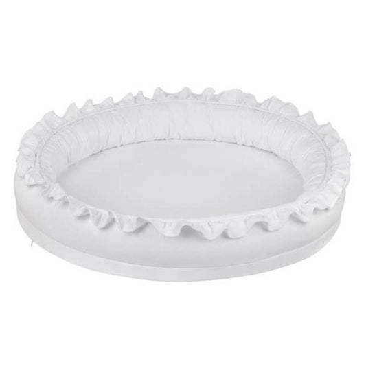 Cotton & Sweets Small Junior nest - Basic with ruffles- White