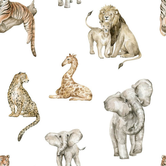 Savanna Animals behang