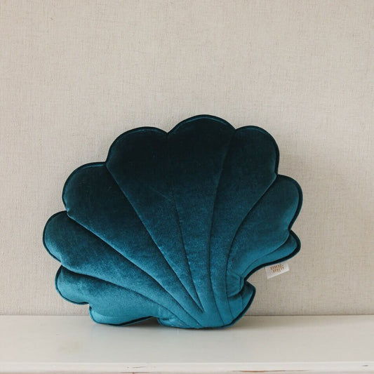 Velvet sierkussen schelp, 'Sea Eye Pearl' -MoiMili